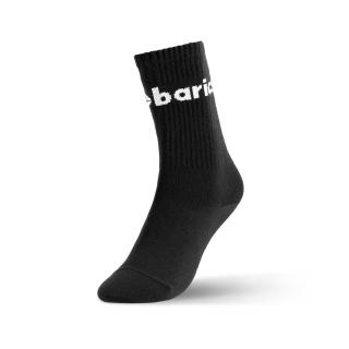 Barebarics - Barefoot Ponožky - Crew - Black - Big logo Veľkosť: 35-38