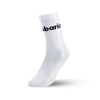 Barebarics - Barefoot Ponožky - Crew - White - Big logo Veľkosť: 35-38