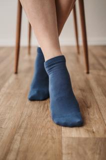 Barefoot ponožky - Low-cut - Essentials - Blue Veľkosť: 35-38