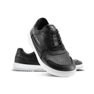 Barefoot tenisky Barebarics Zing - Black & White - Leather Veľkosť: 36