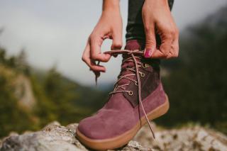 Barefoot topánky Be Lenka Nevada Neo - Burgundy Veľkosť: 36