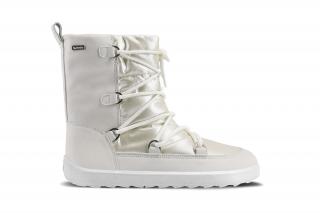 Zimné barefoot topánky Be Lenka Snowfox Woman - Pearl White Veľkosť: 37