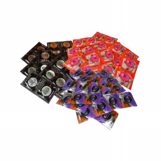 Sada latexových kondómov EXS - 50 ks