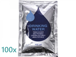 100ks Balíky pitnej vody (100x100ml)