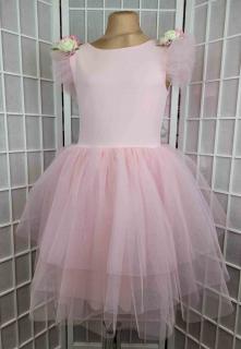 Ewa dievčenske šaty svetlo ružové Veľkosť: 158