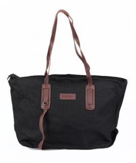 Bavlnená shopper taška (Čierna taška na zips)