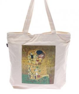 Bavlnená taška s umeleckým vzorom Klimt (Taška Klimt)