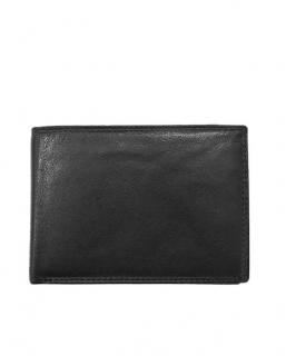 Čierna kožená peňaženka  (Pánska peňaženka )