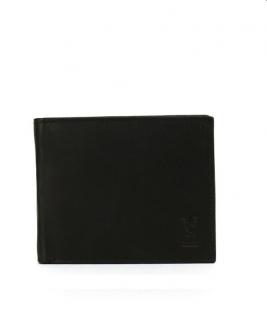 Čierna kožená peňaženka RFID Secure (Pánska peňaženka )