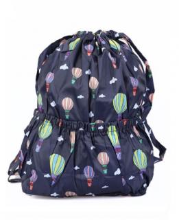 Vzorovaný ruksak balóny (Tmavo - modrý batoh)