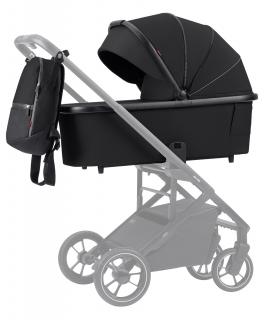 Carrello Baby Alfa vanička ku kočíku Farba: Midnight Black/Čierna