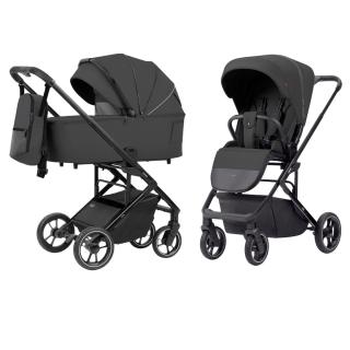 Detský kočík CARRELLO Alfa 2023 2v1 Farba: Graphite Grey