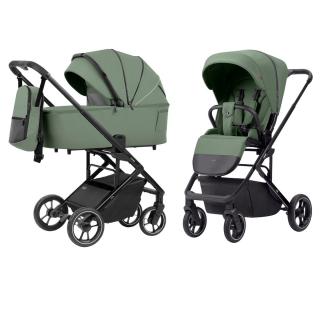 Detský kočík CARRELLO Alfa 2023 2v1 Farba: Sea Green