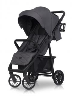 Detský kočík Euro-Cart Flex Black Edition Farby rôzne: Iron