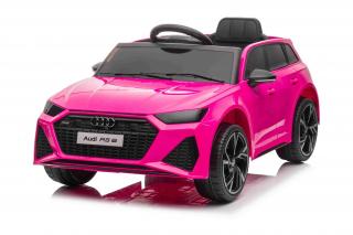 Elektrické autíčko Audi RS6, ORIGINÁL licencia Farba: Ružová