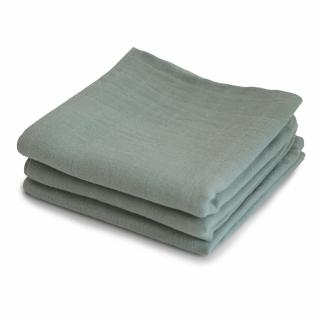 Mushie mušelínové plienky z organickej bavlny 3ks Farba: Sage