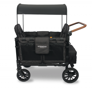 W4 LUXE 4-miestny multifunkčný kočík/ vozík Farba: Čierna