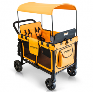 W4 ORIGINAL 4-miestny multifunkčný kočík Farba: Oranžová