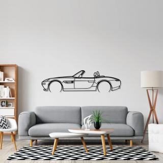 BMW Z8 silueta dekorácia na stenu Dĺžka: 120 cm