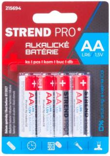 Batéria Strend Pro, LR6, 4 ks, AA tužka, blister (215694)