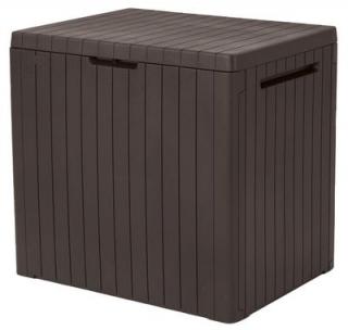 Box Keter® City storage box 113 lit., úložný, hnedý (254615)