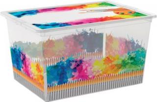 Box s vekom KIS C Box Arty Colours XL, 50L, 39x55x31 cm