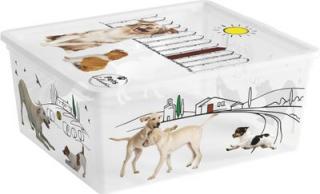 Box s vekom KIS C Style Pets M, 18L, 34x40x17 cm (2211786)