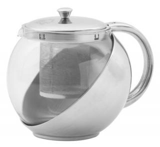 Čajník MagicHome TP108, 1100 ml, sklo/nerez (801617)