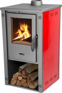 Kachle Thalia Pella S, červené, 5,4 kW (2212927)