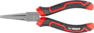Kliešte Strend Pro Premium ComfortGrip DL415, 160 mm, s okrúhlymi čeľusťami, rovné, na poistné krúžky