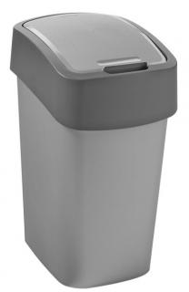 Kôš Curver® PACIFIC FLIP BIN 9 lit., 23.5x18.9x35 cm, antracit/šedý, na odpad