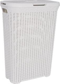 Kôš Curver® STYLE 40 lit., krémový, 44x26x61 cm, na bielizeň, prádlo
