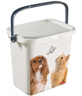 Nádoba Curver® PETLIFE, 6 lit., 20x26x24 cm, na krmivo a granule pre mačku a psa