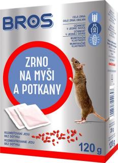 Návnada Bros, na myši a potkany, 120g, zrno (2172814)