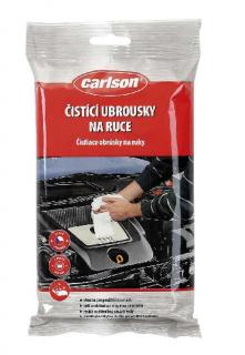 Obrúsky čistiace carlson, na ruky, na auto, 26 ks (320018)