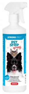 Odpudzovač Strend Pro PET STOP, rozprašovač, 500 ml, prírodný plašič psov, na mačky, na psy, odplašovač, sprej