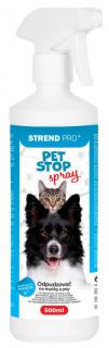 Odpudzovač Strend Pro PET STOP, rozprašovač, 500 ml, prírodný plašič psov, na mačky, na psy, odplašovač