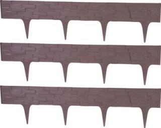 Palisáda StonePalisade L-2,37 m, tmavá hnedá, bal. 3 ks, 790x95/200 mm, UV