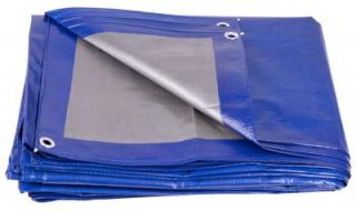 Plachta Tarpaulin Profi 6x10 m, 140 g/m, zakrývacia, modrá, s okami