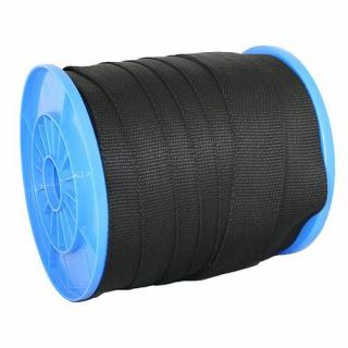 Popruh upínací Strend Pro WR50, 30 mm, čierny, 60 m, PP, max. 230 kg