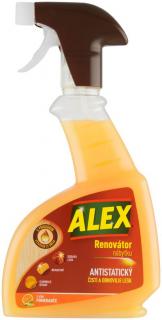 Renovátor nábytku Alex, antistatický, pomaranč, rozprašovač 375 ml