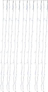 Reťaz MagicHome Vianoce Curtain, 160 LED studená biela, 230V, 50 Hz, 8 funkcií, časovač, osvetlenie, L-1,5 + 2 m