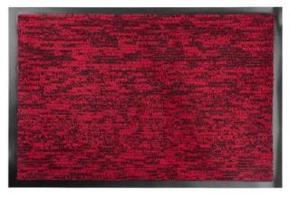 Rohožka MagicHome CPM, pred dvere, 40x60 cm, čierna/červená