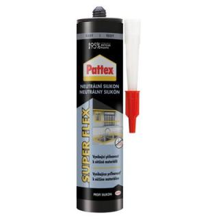 Silikón Pattex Super Flex Neutrálny, šedý, 280 ml (020614)