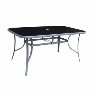 Stôl LEQ GREGORY Moonstone, sklo 5 mm, 150x90x70 cm (802288)
