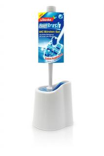 Súprava do toalety Vileda, set WC kefa + držiak (253844)