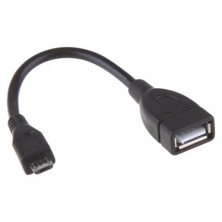 Emos SD7400 Kabel USB 2.0 A/F- micro B/M OTG 15 cm