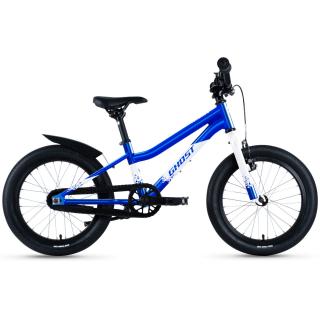Ghost Powerkid 16 2022 Candy blue-Pearl white Priemer kolies: 16", Veľkosť rámu: 9,5"