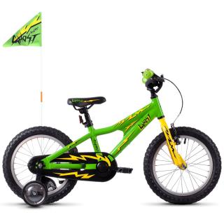 Ghost Powerkid 16 2022 Green-yellow Priemer kolies: 16", Veľkosť rámu: 9,5"