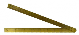 Mosadzné skladacie pravítko WEISS (60cm)